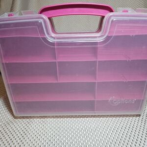 Plano Double Sided Tackle Box Dividers Pink Clear